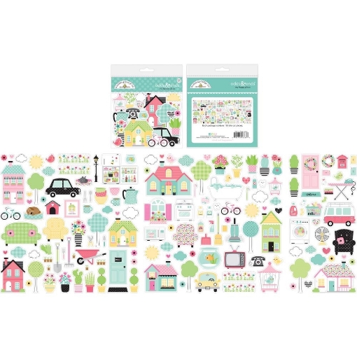 Picture of Doodlebug Design Διακοσμητικά Εφήμερα - My Happy Place Odds & Ends, 160τεμ.