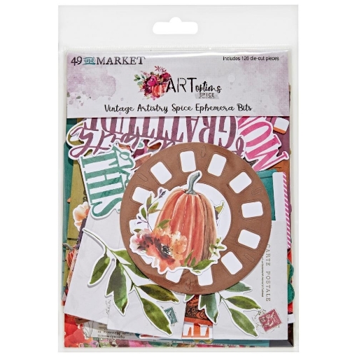 Picture of 49 & Market Ephemera Bits - Διακοσμητικά Εφήμερα  - ARToptions Spice, 126τεμ.