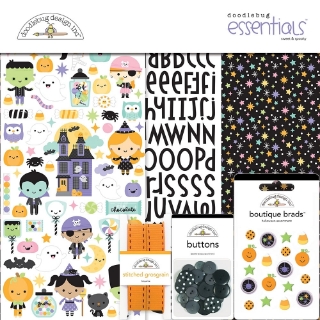 Picture of Doodlebug Design Essentials Kit | Halloween Κιτ Sweet & Spooky