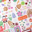Picture of American Crafts Paige Evans Cardstock Αυτοκόλλητα με Red Foil - Sugarplum Wishes, 81τεμ.