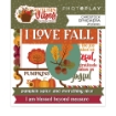 Picture of Photoplay Διακοσμητικά Cardstock Εφήμερα - Autumn Vibes, 26τεμ.