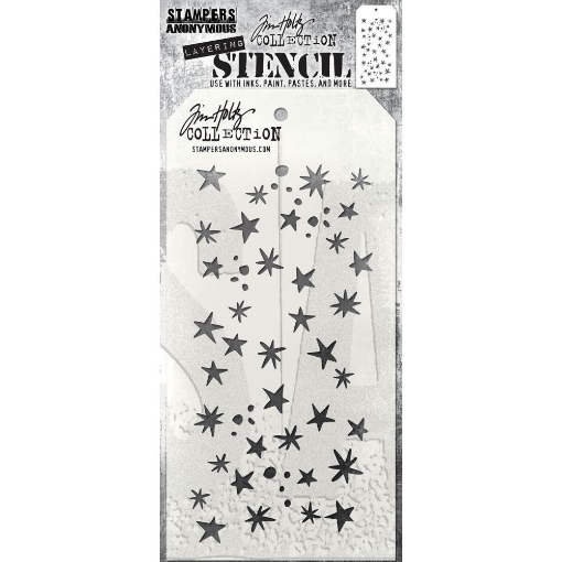 Picture of Stampers Anonymous Tim Holtz Layering Stencil 4"x8.5" | Στένσιλ – Spellbound 