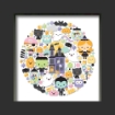 Picture of Doodlebug Design Shadow Box Insert Kit για 3D Διακοσμητικό  - Sweet & Spooky
