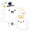 Picture of Doodlebug Design Doodle Waterproof Sticker | Αδιάβροχο Αυτοκόλλητο Boo Friends, Sweet & Spooky