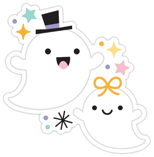 Picture of Doodlebug Design Doodle Waterproof Sticker | Αδιάβροχο Αυτοκόλλητο Boo Friends, Sweet & Spooky