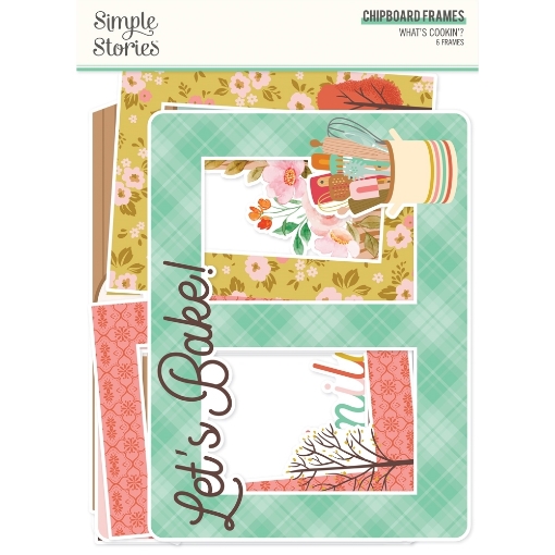 Picture of Simple Stories Chipboard Πλαίσια - What's Cookin'?, 6τεμ.