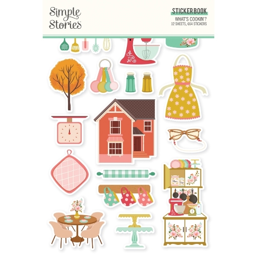 Picture of Simple Stories Μπλοκ Αυτοκόλλητων - What's Cookin'?, 664τεμ.