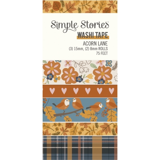Picture of Simple Stories Διακοσμητικές Ταινίες Washi Tapes - Acorn Lane, 5τεμ.