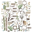 Picture of 49 & Market Laser Cut Διακοσμητικά Στοιχεία - Vintage Artistry, Nature Study, General Elements, 97τεμ.