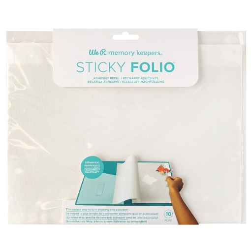 Picture of We R Memory Keepers Sticky Folio Refills 8.5"X11" - Ανταλλακτικά Αυτοκόλλητα Φύλλα, 10 τεμ.