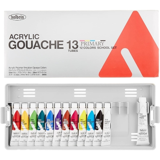 Picture of Holbein Acrylic Gouache School Set - Ακρυλική Τέμπερα,13 Χρώματα