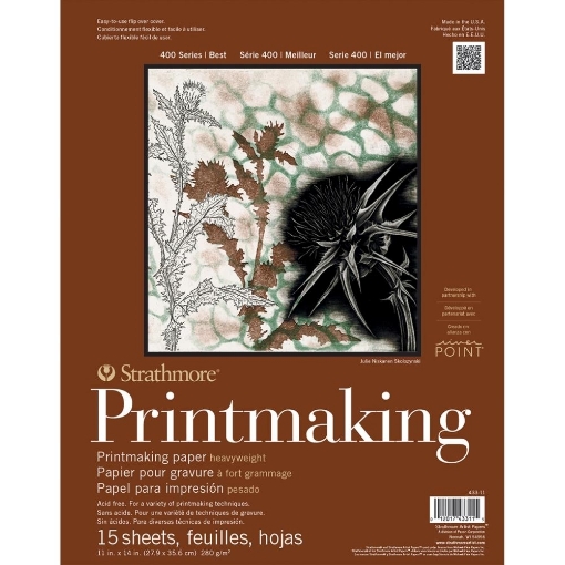 Picture of Strathmore Series 400 Printmaking Paper Pad 11'' x 14'' - Μπλοκ Για Τεχνικές Printmaking