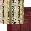Picture of Elizabeth Craft Designs Συλλογή Χαρτιών Scrapbooking Διπλής Όψης 12"X12" - Christmas Field Notes