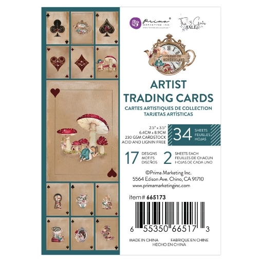 Picture of Prima Marketing Artist Trading Cards - Lost In Wonderland, Playing Cards, 34τεμ.