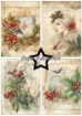 Picture of Paper Favourites Συλλογή Χαρτιών Scrapbooking Μονής Όψης A5 - Vintage Holly