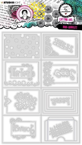 Picture of Art By Marlene Signature Collection Μήτρες Κοπής για Κατασκευή Mini-Booklet - Nr. 726, 18τεμ.