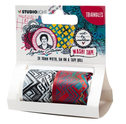 Picture of Art By Marlene Signature Collection Washi Tape Διακοσμητικές Ταινίες - Nr. 15 Triangles, 2τεμ.