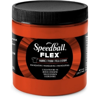 Picture of Speedball Flex Screen Printing Fabric Ink Μελάνι Μεταξοτυπίας 8oz - Mandarin