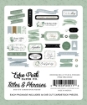 Picture of Echo Park Wedding Bells Διακοσμητικά Cardstock Εφήμερα - Titles & Phrases, 32τεμ.