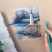 Picture of Strathmore Series 400 Spiral Paper Pad 23 x 31 cm -Μπλοκ Ζωγραφικής - Sketch, Toned Tan, 50 Φύλλα, 118gsm