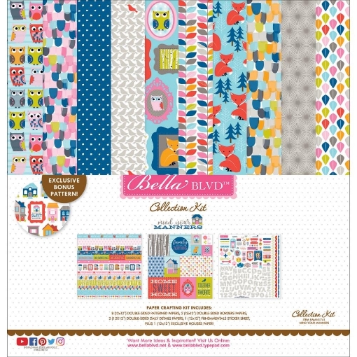 Picture of Bella Blvd Collection Kit - Mind Your Manners, 12" x 12"