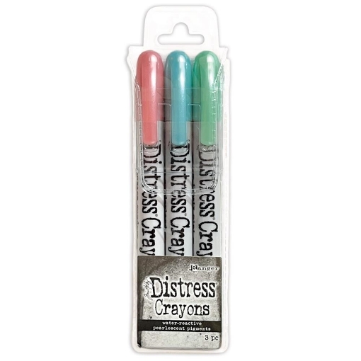 Picture of Tim Holtz Distress Crayons Pearl Set Μολύβια Κραγιον - Holiday Set 6, 3τεμ.