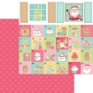 Picture of Doodlebug Design Gingerbread Kisses Double-Sided Paper Pad Μπλοκ Scrapbooking Διπλής Όψης 6"X6"