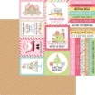 Picture of Doodlebug Design Gingerbread Kisses Double-Sided Paper Pad Μπλοκ Scrapbooking Διπλής Όψης 6"X6"