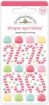Picture of Doodlebug Design Gingerbread Kisses Αυτοκόλλητα Shape Sprinkles - Gingerbread Trimmings, 64τεμ.