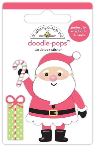 Picture of Doodlebug Doodle-Pops | 3D Αυτοκόλλητα Hello Santa, Gingerbread Kisses, 2τεμ.