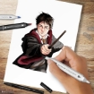Picture of Spectrum Noir Fan-Art Like a Pro Art Kit Σετ Εκμάθησης με Μαρκαδόρους - Harry Potter, 24τεμ.