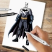Picture of Spectrum Noir Fan-Art Like a Pro Art Kit Σετ Ζωγραφικής με Μαρκαδόρους - Batman, 24τεμ.