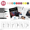 Picture of Spectrum Noir Fan-Art Like a Pro Art Kit Σετ Ζωγραφικής με Μαρκαδόρους - The Flash, 24τεμ.