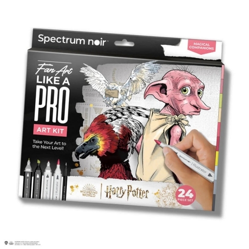 Picture of Spectrum Noir Fan-Art Like a Pro Art Kit Σετ Εκμάθησης με Μαρκαδόρους - Magical Companions, 24τεμ.
