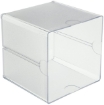 Picture of Deflecto Stackable Open Cube Desk & Craft Organizer Clear | Διάφανος Κύβος / Ράφι Αποθήκευσης 6" x 6" x 6"