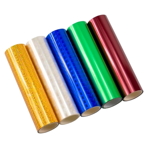 Picture of Couture Creations GoPress Heat Activated Foil Θερμικό Foil Χρυσοτυπίας 12.5cm x 5m - Lt Green, Blue, Red Maroon, Pearl, Gold, 5τεμ.