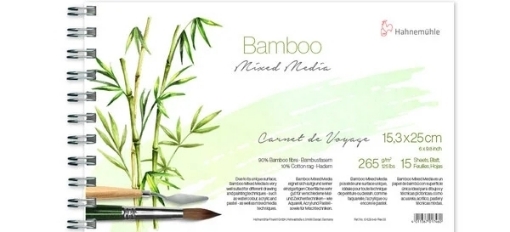 Picture of Hahnemuhle Bamboo Paper Pad Μπλοκ Ζωγραφικής 6'' x 9.8'' - Mixed Media, Travel
