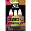 Picture of Brea Reese Pigment Alcohol Inks Σετ Μελάνια Οινοπνεύματος 20ml - Crimson, Olive Green, Brown