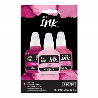 Picture of Brea Reese Pigment Alcohol Inks Set Μελάνια Οινοπνεύματος 20ml - Medium Magenta, Blush, Rose