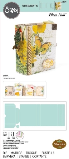 Picture of Sizzix ScoreBoards XL Die by Eileen Hull Μήτρα Κοπής για Βιβλιαράκι με Θήκες για Journaling Κάρτες - Card Case
