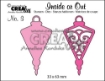Picture of Crealies Inside Or Out Dies Μήτρες Κοπής - No. 3 Christmas Ornament C, 2τεμ.