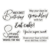 Picture of Crafter's Companion Gemini Stamp & Die Σετ Σφραγίδες και Μήτρες Κοπής - Sweet Birthday, 13τεμ.