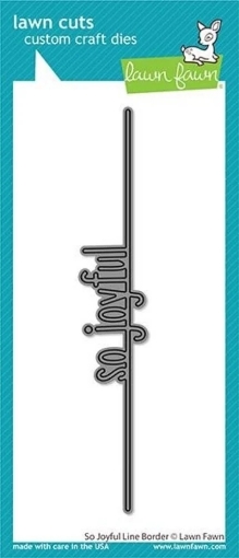 Picture of Lawn Fawn Line Border Die Μήτρα Κοπής - So Joyful