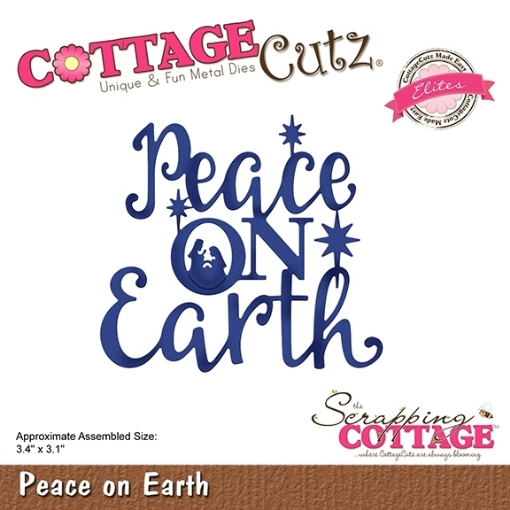 Picture of Scrapping Cottage Die Μήτρα Κοπής - Peace on Earth