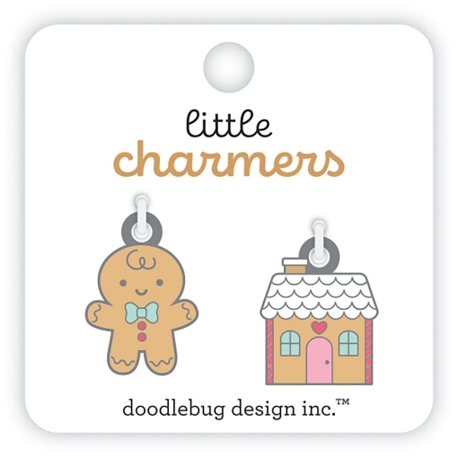 Picture of Doodlebug Little Charmers | Enamel Charms Little Gingers, Gingerbread Kisses, 2τεμ