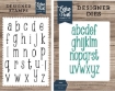 Picture of Echo Park Stamp & Die Set Σετ Σφραγίδες και Μήτρες Κοπής - McKell Lowercase Alpha, 52τεμ.