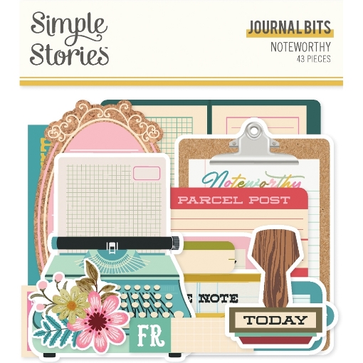 Picture of Simple Stories Ephemera Διακοσμητικά Journal Bits - Noteworthy, 43τεμ.