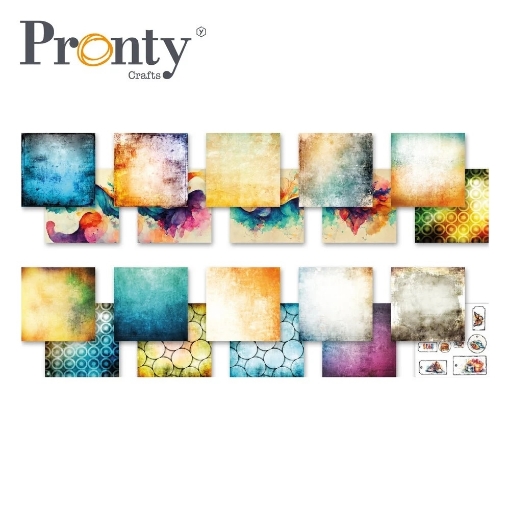 Picture of Pronty Crafts Pay It Forward | Χαρτιά Scrapbooking Διπλής Όψης 8" x 8", 20 Φύλλα