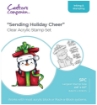 Picture of Crafter's Companion Cute Penguin Clear Stamps Διάφανες Σφραγίδες - Sending Holiday Cheer, 5τεμ.