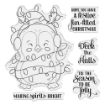 Picture of Crafter's Companion Cute Penguin Clear Stamps Διάφανες Σφραγίδες - Making Spirits Bright, 5τεμ.